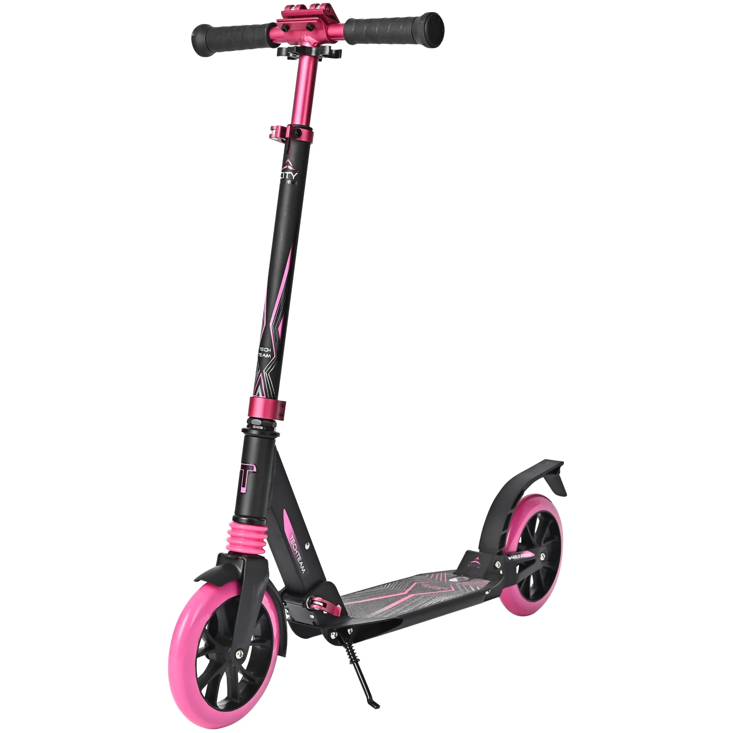 Самокат Tech Team City scooter розовый