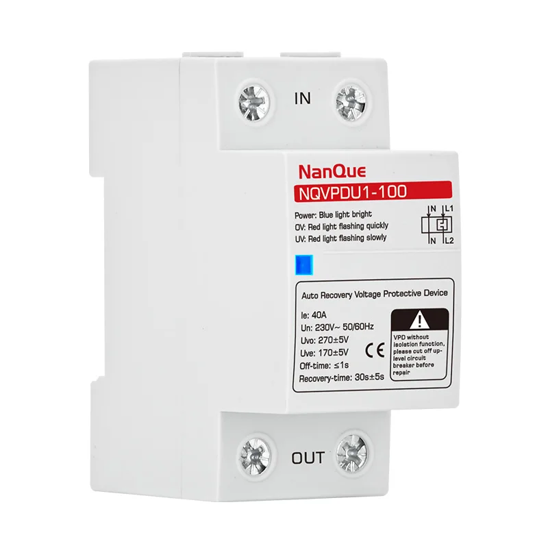 Одиночный светильник Защита от перенапряжения 220 в 230 В 110 автоматическое