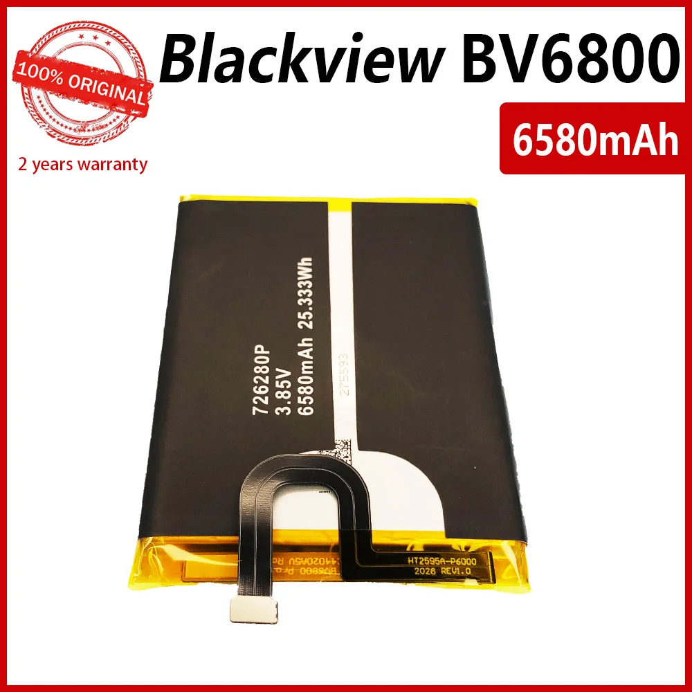 100% Оригинальный 6580mAh Blackview BV6800 726280p Аккумулятор для BV6800/BV6800 Pro запасная деталь