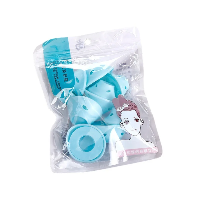 

10Pcs Soft Rubber Silicone Heatless Hair Curler Twist Hair Rollers Clips Don't Hurt Hair Curls Styling Tools DIY Girl Lady
