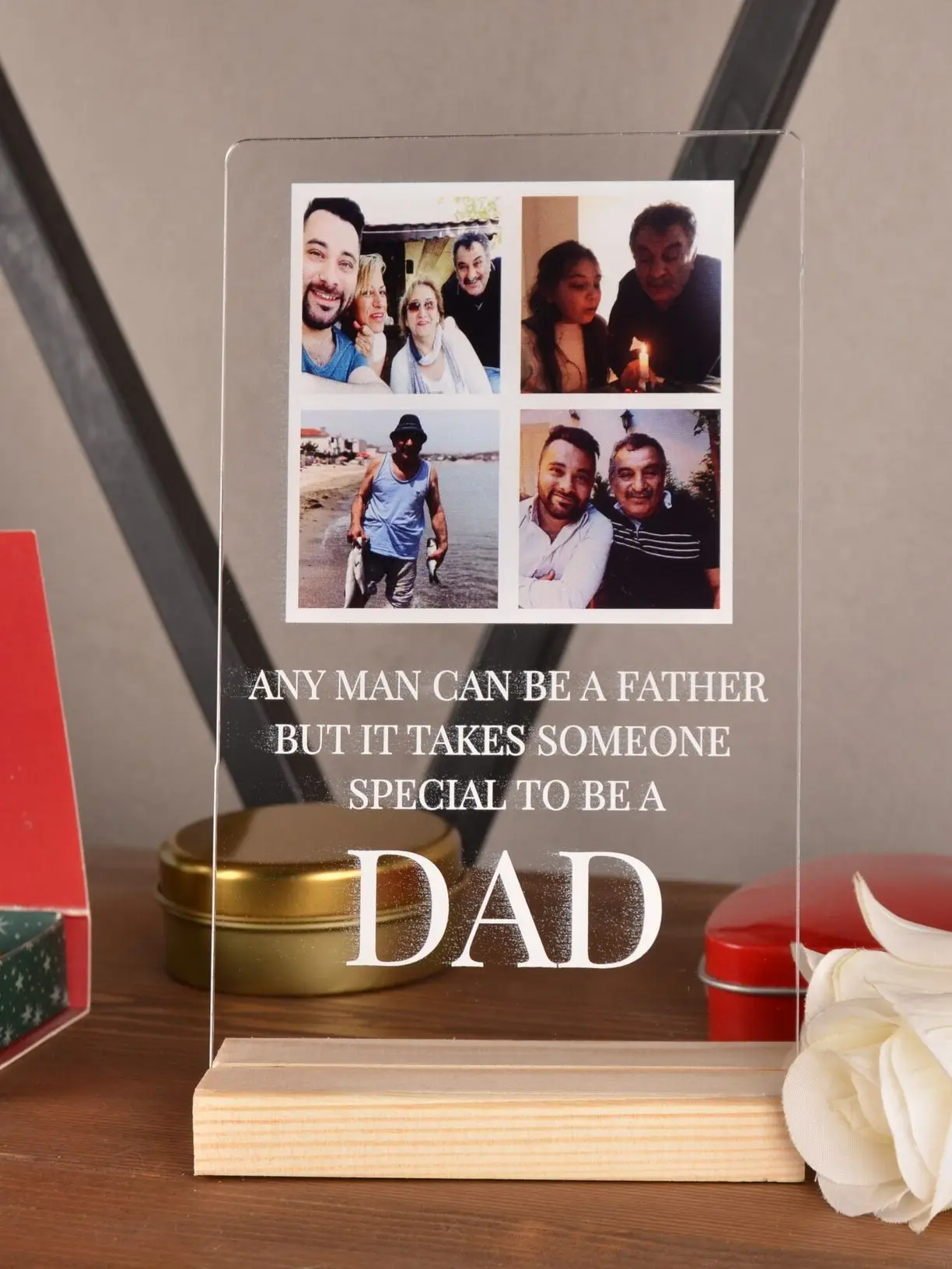 Custom Photo Plaque Best Friend Birthday Gift Acrylic Anniversary Wedding Personalized Board For Boyfriend Girlfriend Dad Mother