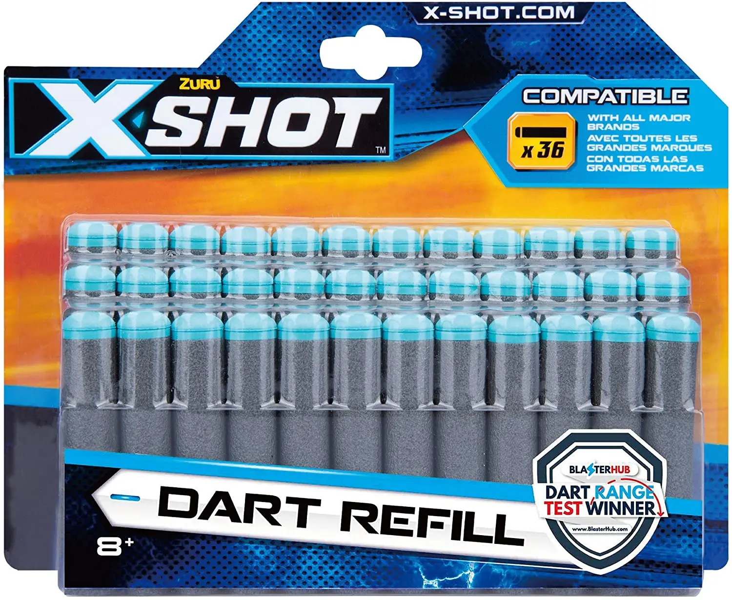 36 шт. для Nerf X Shot Дротика снайперской винтовки s патроны-36 в упаковке от Зуру -