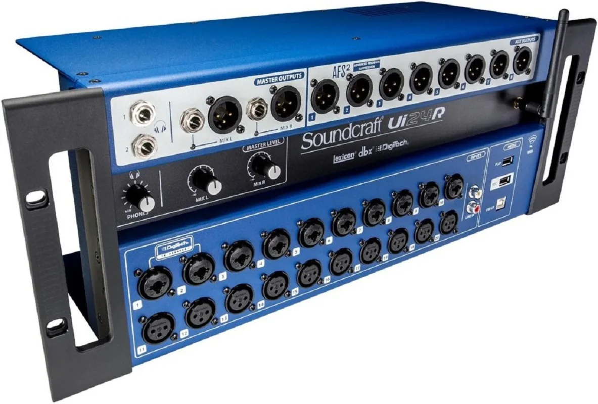 

100% AUTHENTIC Soundcraft Ui24R 24-channel Remote-controlled Digital Mixer