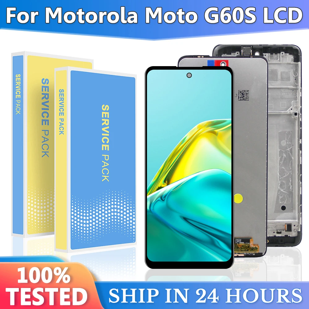 Высокое качество 6 8 дюйма для Motorola Moto G60S ЖК-дисплей с цифровым преобразователем