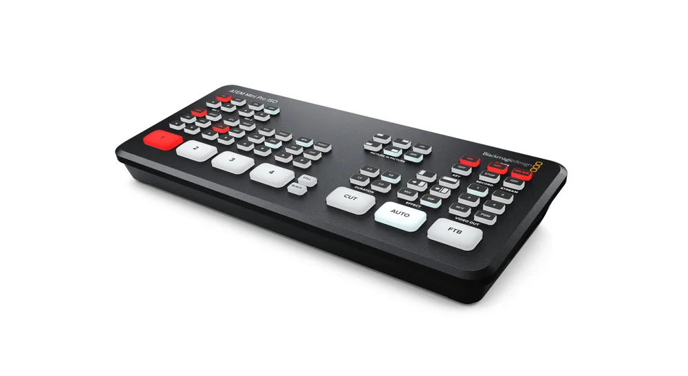 

Order 2 Get 1 Free ATEM Mini Pro ISO Live Stream Switcher Multi-view Recording