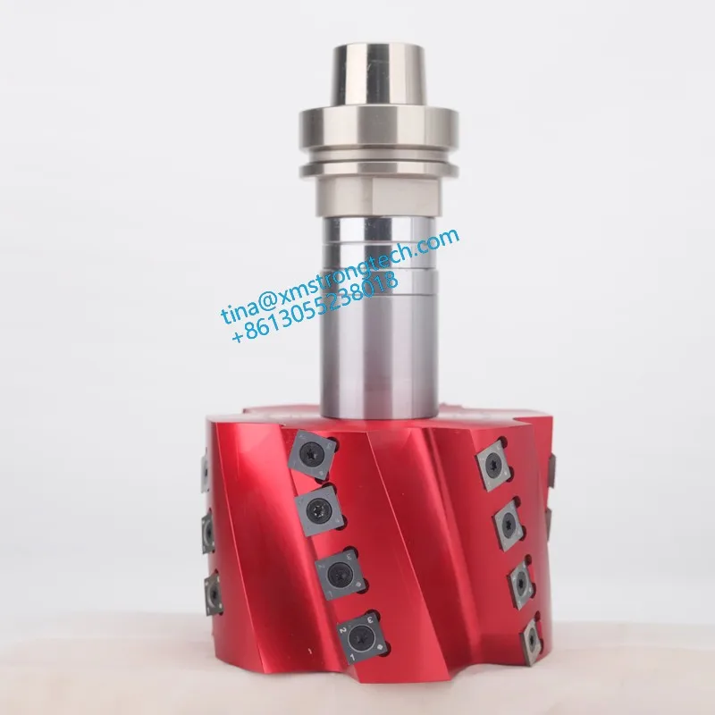 LIVTER 140x30x90 Спиральная режущая головка из алюминиевого материала с патроном для