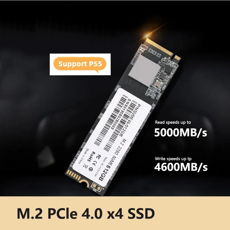 ps5 PCIe 4.0 High Speed NVME m2 SSD M.2 2280 Solid State Drives for Laptop Tablets Desktop 2tb ssd