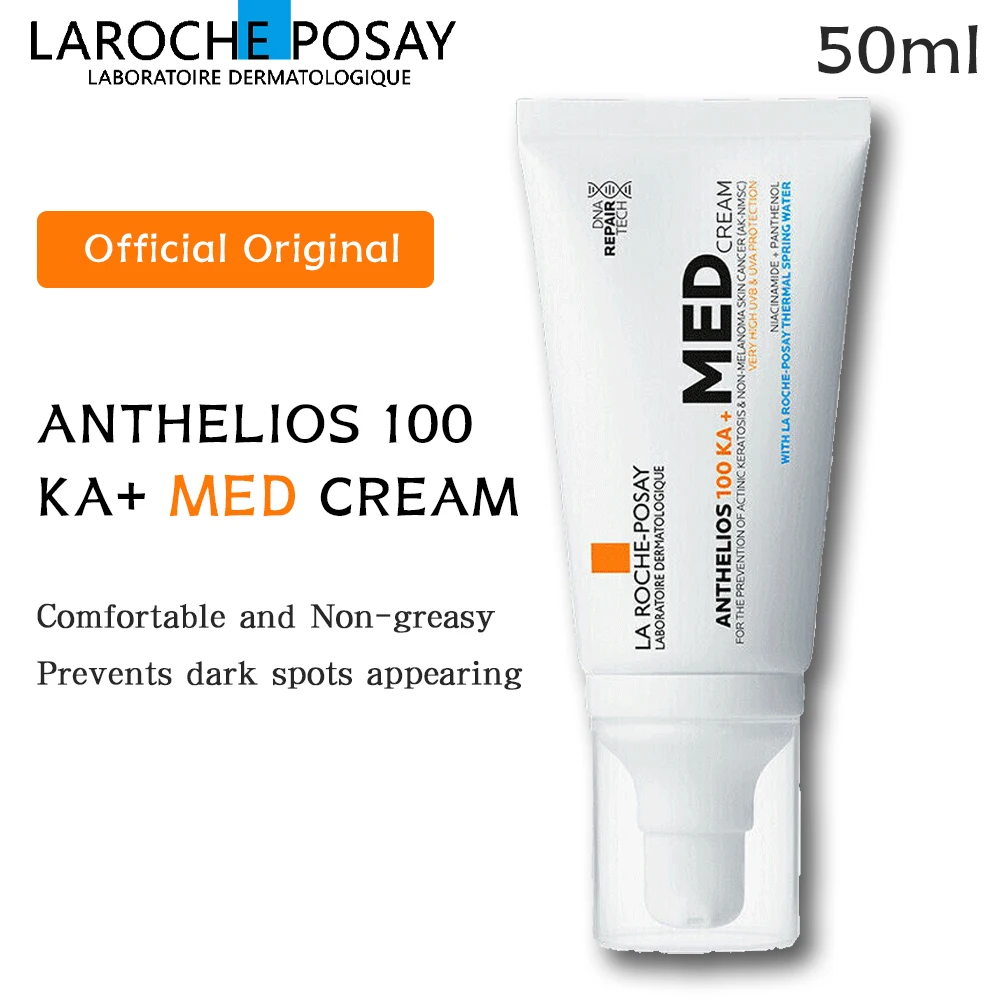 

La Roche Posay Anthelios 100 KA+ MED Cream SPF50+ Sunscreen 50ml Comfortable and Non-greasy Repairing the Skin Barrier Skin Care