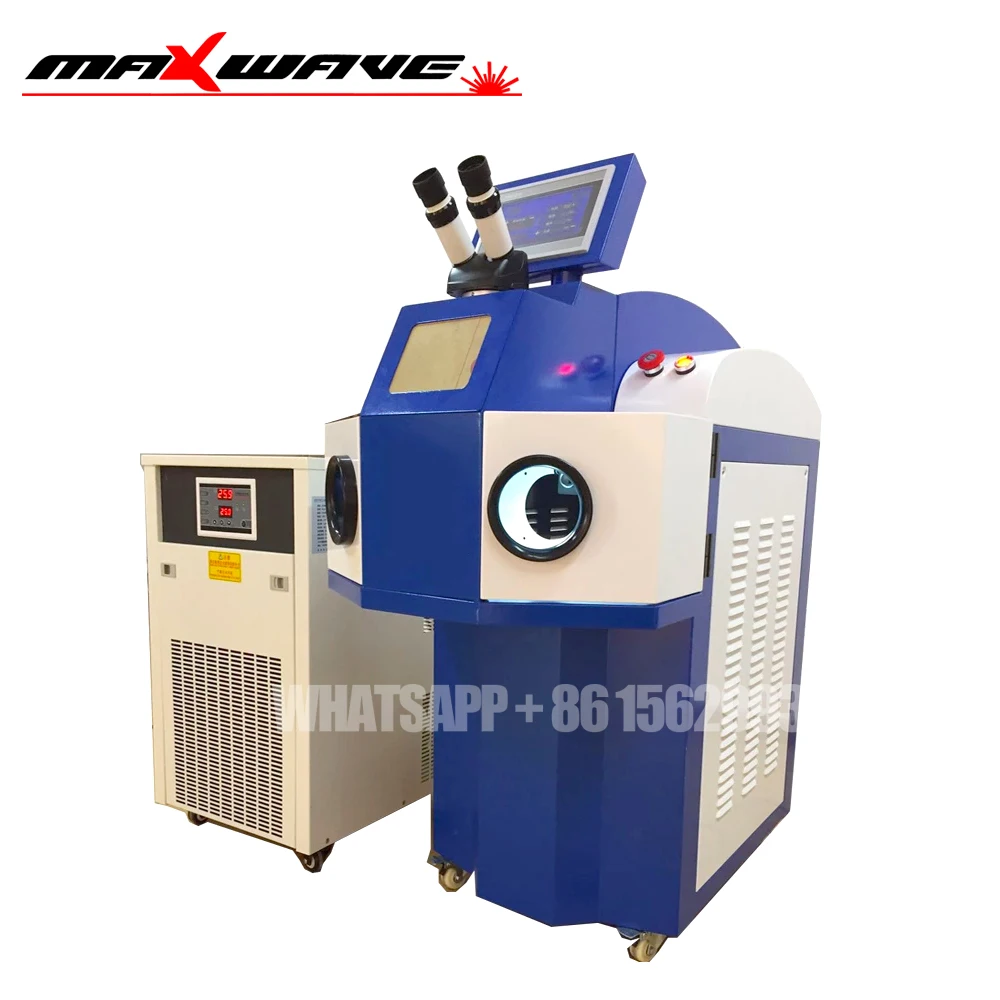 

Factory price 200W 300W jewelry spot welder laser welding machine jewelry yag welding machine with powerful water chiller