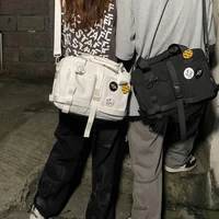 nylon womens bag autumn shoulder bag womens large capacity mens messenger bag couple backpack