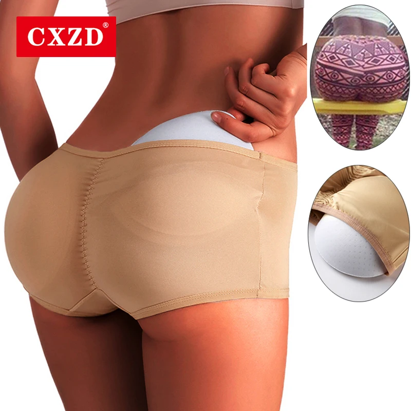 

CXZD Womens Fake Ass Butt Lifter Pant Seamless Shapewear Hip Enhancer Booty Pad Push Up Underwear Butt Buttocks Body Shapers