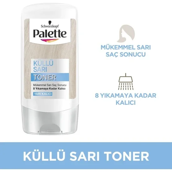 Schwarzkopf Palette Anti-Orange Hair Toner Ashy Blonde