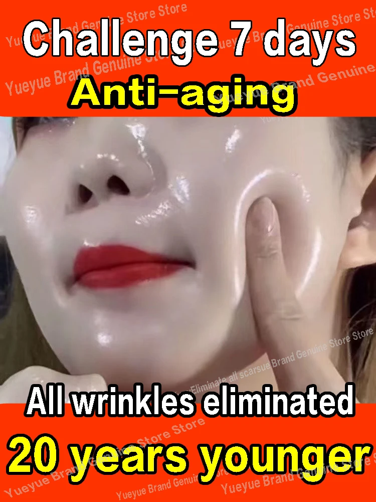 

Anti-aging wrinkle-removing facial serum to eliminate facial wrinkles, fine lines around the eyes, crow's feet and neck wrinkles