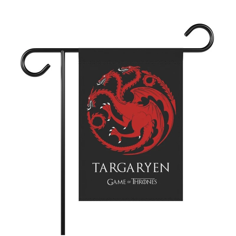 

House Targaryen - Game of Thrones House Sigil Banner Flag - Cosplay accessory Garden Flag 12''X18'' , 30X45cm