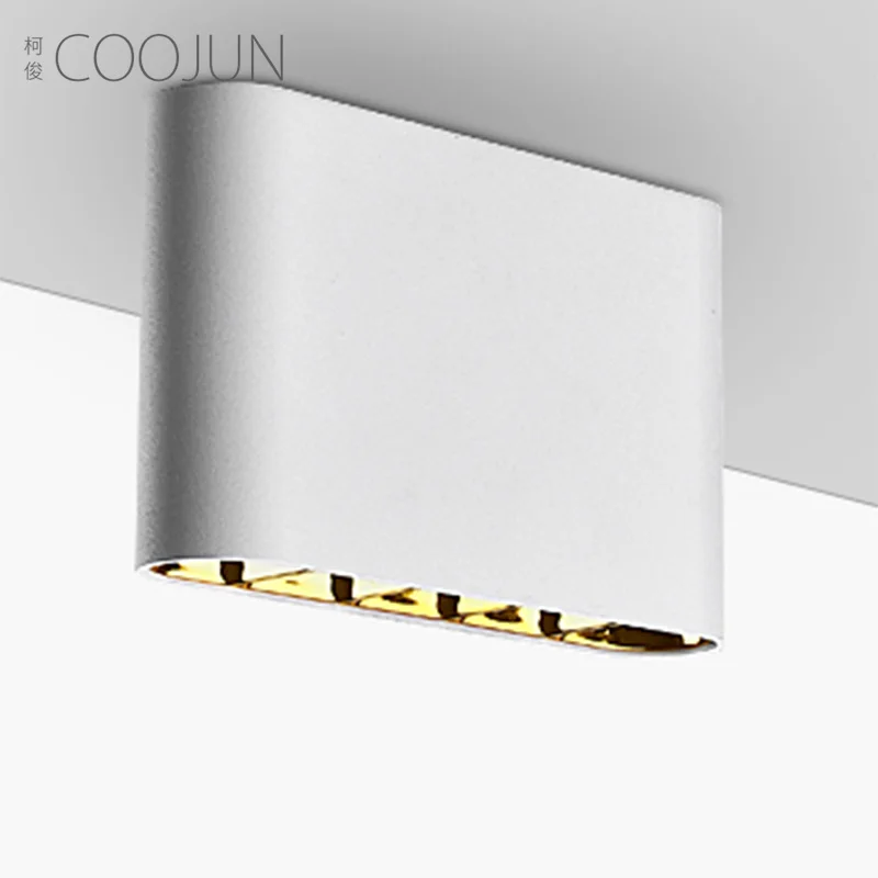 

COOJUN Surface Mounted LED Ceiling Lamp No Hole 7W Square Spotlight for Living Room Bedroom Corridor Downlight Indoor Lighting