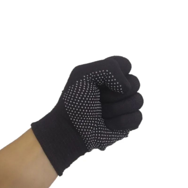 Перчатки нейлоновые *Микроточка* (Черная) | Всё для безопасности труда