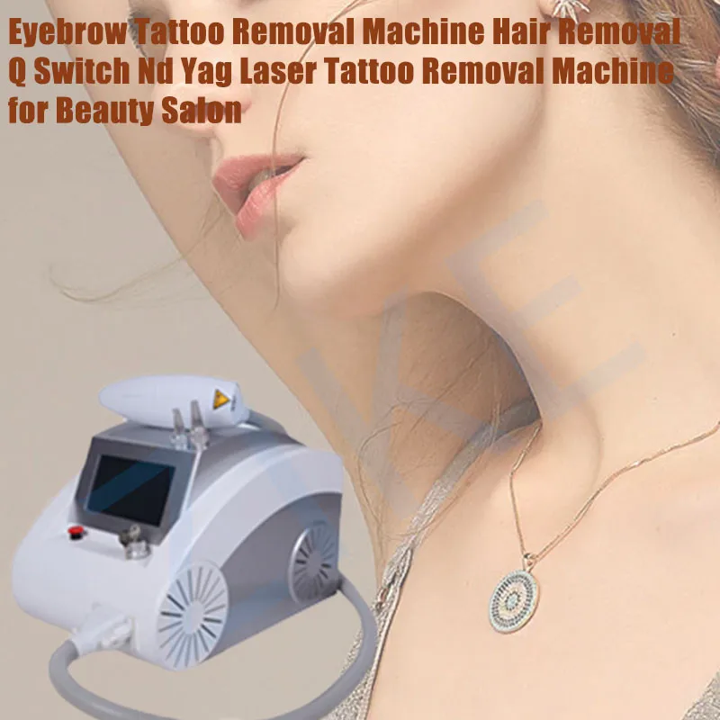 

Portable nd Yag Laser Tattoo Eyebrow Removal Machine Q Switch dark Spots Remover Laser Machine