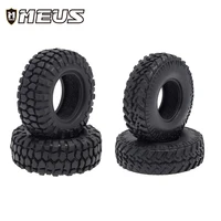 meus 4pcs 1 0 rubber wheel tires with sponge for axial scx24 deadbolt 90081 124 rc crawler car