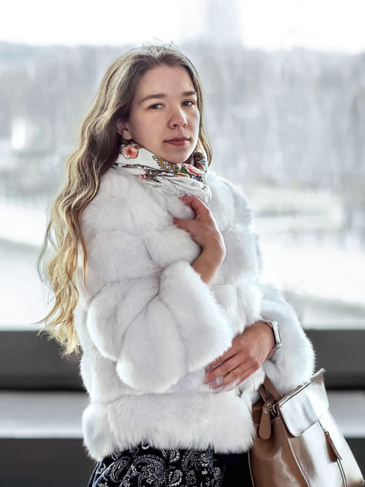 S-4XL Mink Coats Women Autumn Winter Top Fashion Pink FAUX Fur Coat Elegant Thick Warm Faux Fur Jackets For Women 2023