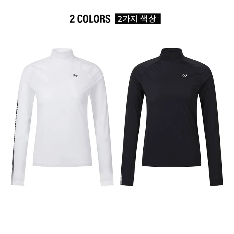 Golf wear summer women's ice silk ultra-thin icy sun protection clothing fashion elastic sports base coat