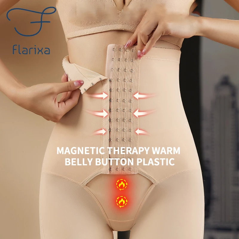 Flarixa Women High Waist Shaping Panties Plus Size Waist Trainer Body Shaper Tummy Slimming Underwear Hip Lift Boxer Shorts XXXL