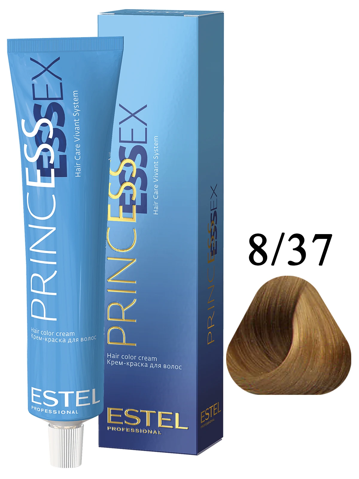 Крем-краска PRINCESS ESSEX для окрашивания волос ESTEL PROFESSIONAL 8/37 светло-русый