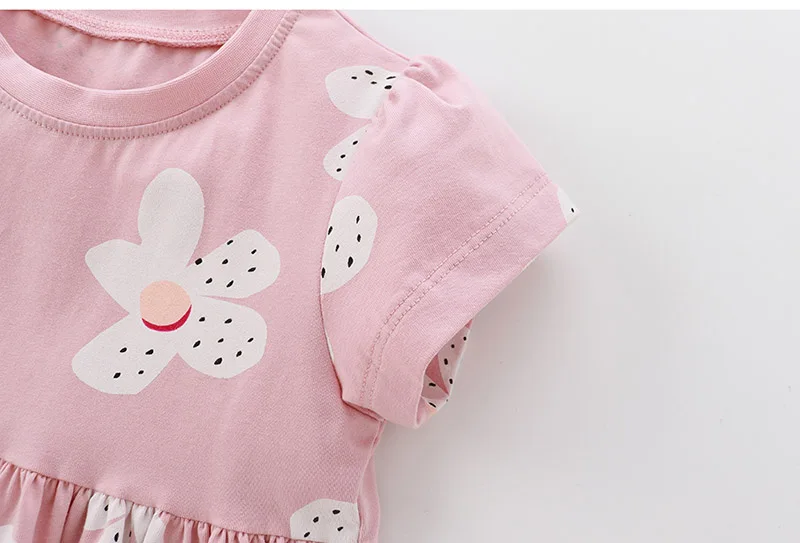 Брендовая одежда для маленьких девочек из 100% чесаного хлопка повседневная