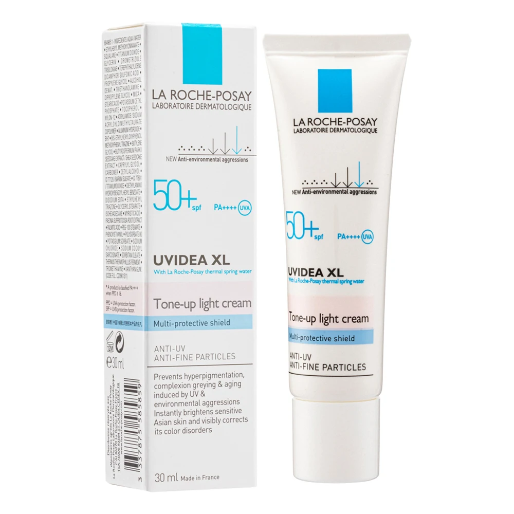 

La Roche Posay UVIDEA XL Tone up Light Cream Melt-in Tinted Cream SPF50+ Broad Spectrum UVB & UVA Facial Sunscreen for All Skin