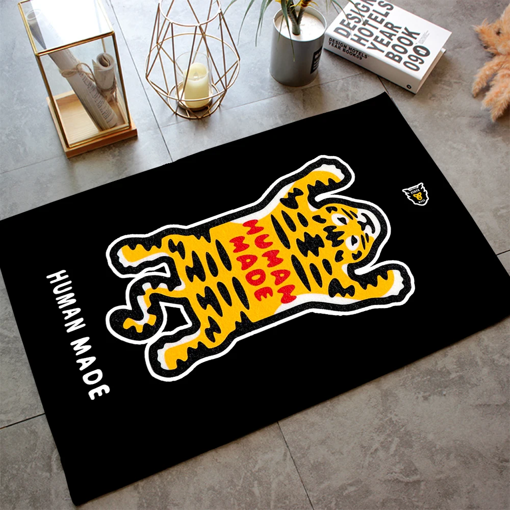 

Human Made Nigo Bathtub Floor Rug Shower Room Doormat Indoor Kitchen Hallway Pad Badroom Carpets