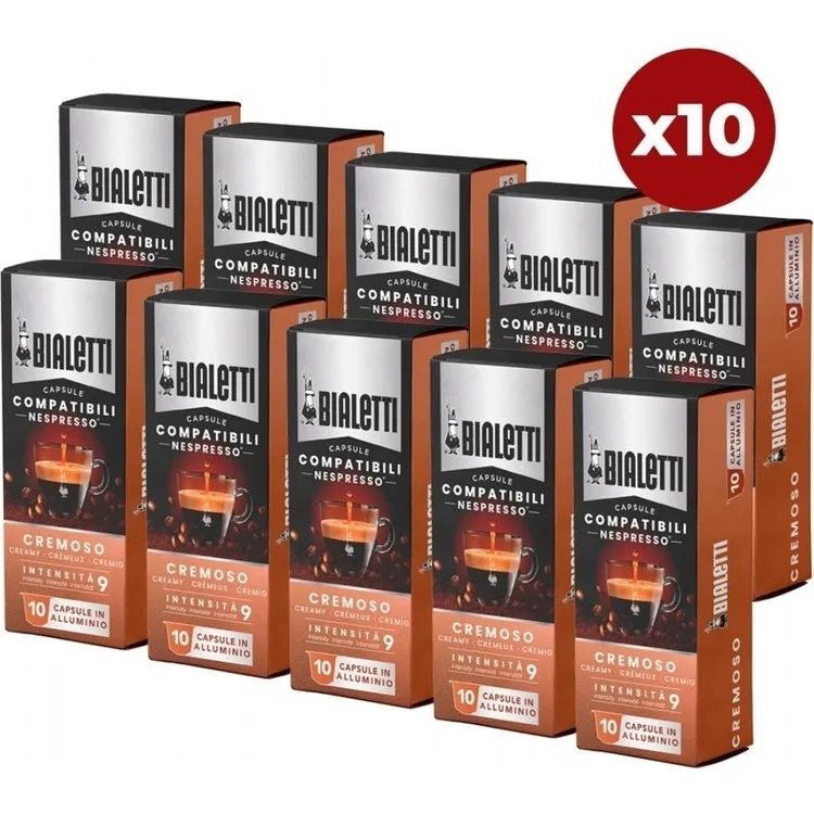Bialetti Возможность упаковки капсул Cremoso