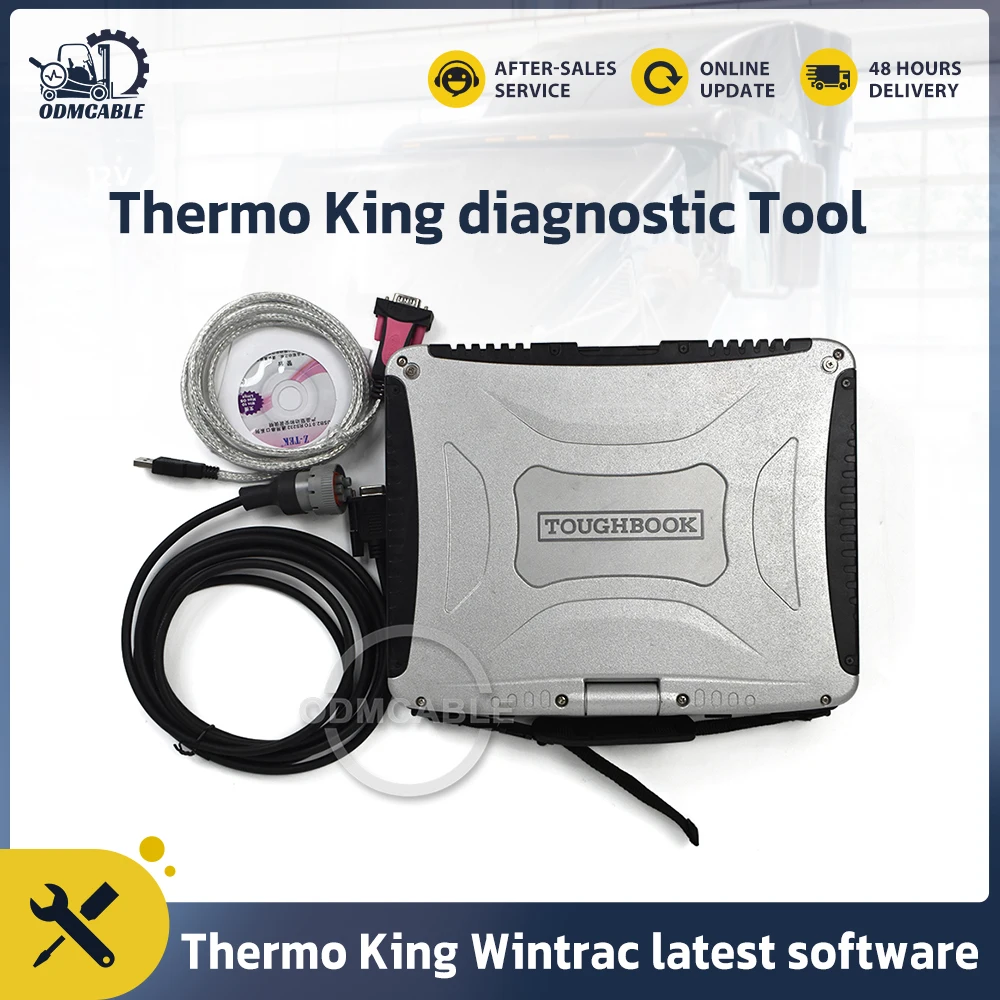 

Laptop CF19 For Thermo King diagnostic tool Wintrac Thermo-King Forklift tool Professional automotive diagnostic scanner