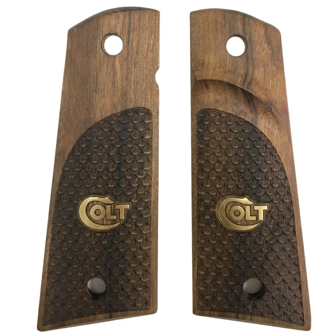 

Colt 1911 Fingerprinted Walnut Grips
