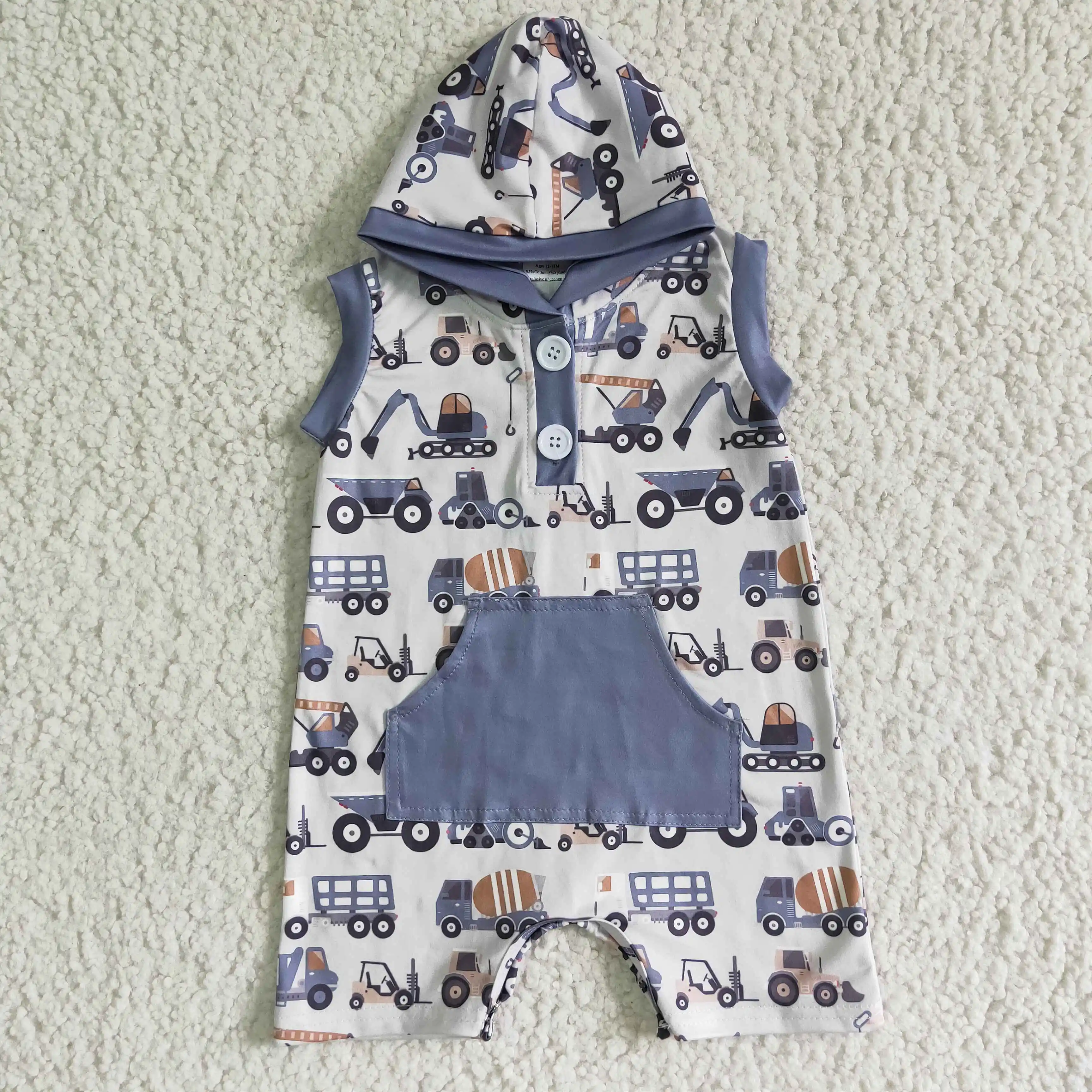 

newborn bodysuit 100% cotton plain blue baby romper clothes infant sleeveless baby onesie newborn baby romper