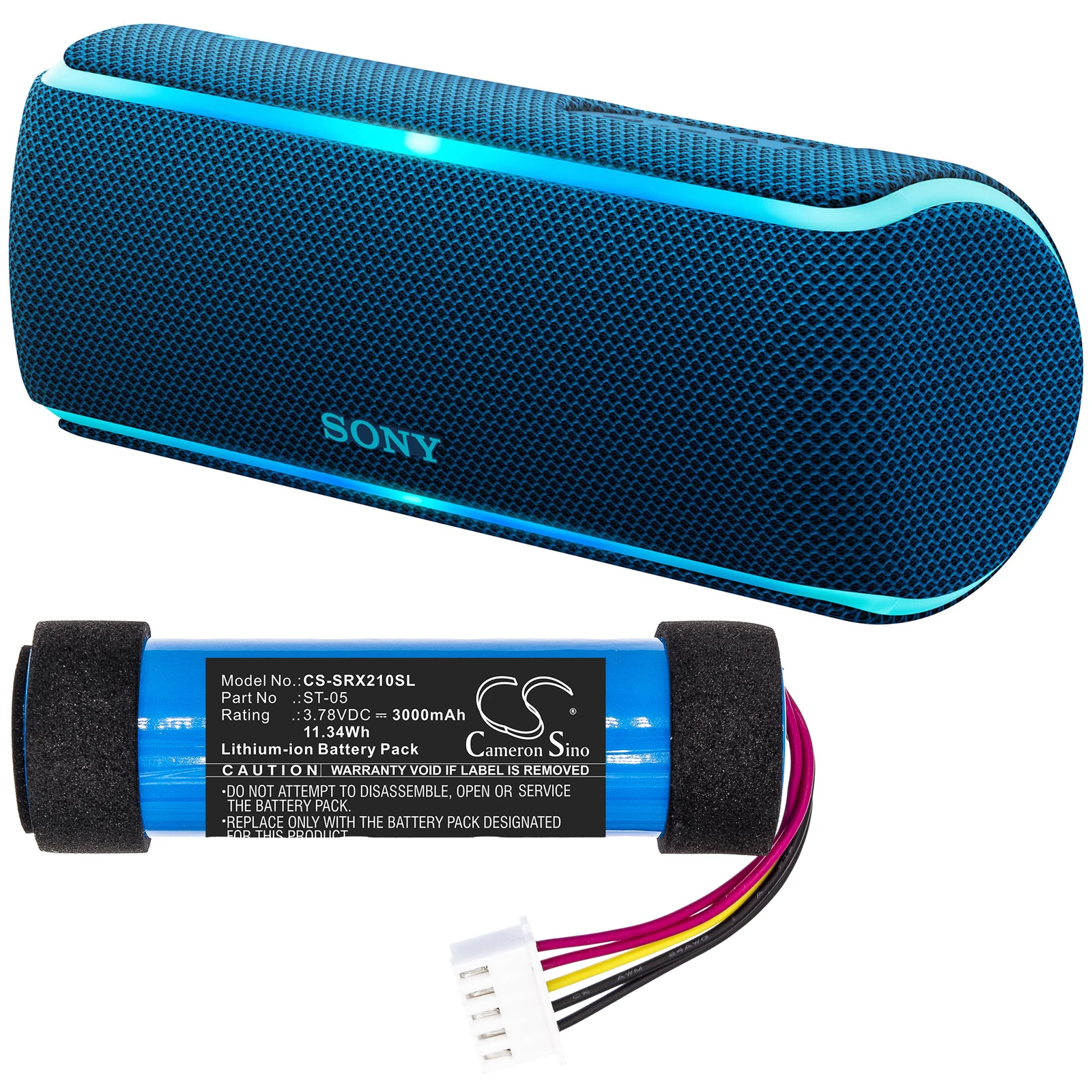 Запасная батарея для Sony SRS-XB21 SRS-XB23 ID1056 ST-05 3 78 V/mA