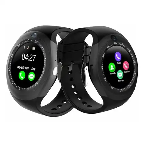 Smart Watch Y1S Умные часы  с камерой сим карта съемный аккумулятор smart watch для мужчин и женщин яркий экран IPS