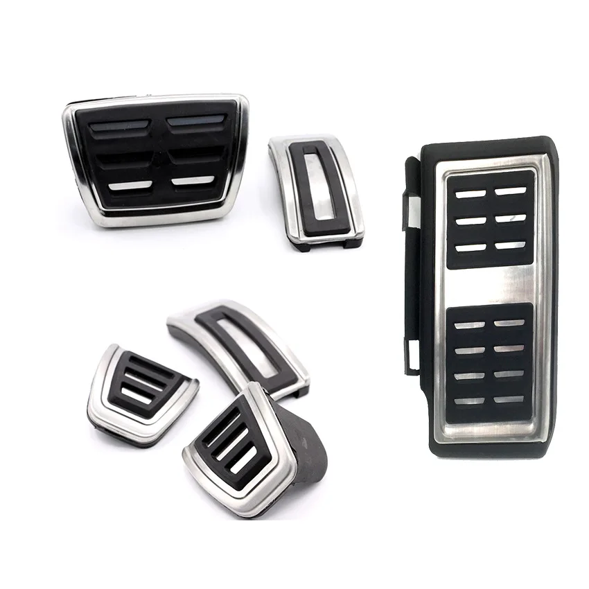 Фото Автомобильные педали газа для Volkswagen VW Tayron Tiguan 2024 ~ 2026 2025 резиновая противоскользящая подставка из сплава, чехол для педали сцепления, аксессуары №5