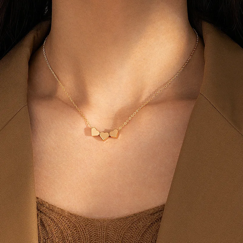 

Металлическое ожерелье с подвеской в форме сердца, ожерелья с подвеской в форме сердца для женщин, ожерелье для свадебной вечеринки, аксесс...