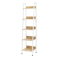 WOLTU 5 Tier Bookcase Bookshelf Kitchen Rack 4