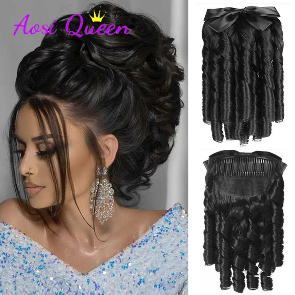 

Как синтетический Ретро конский хвост с расческой Европейская принцесса кудрявые накладные хвосты заколка для конского хвоста натуральны...