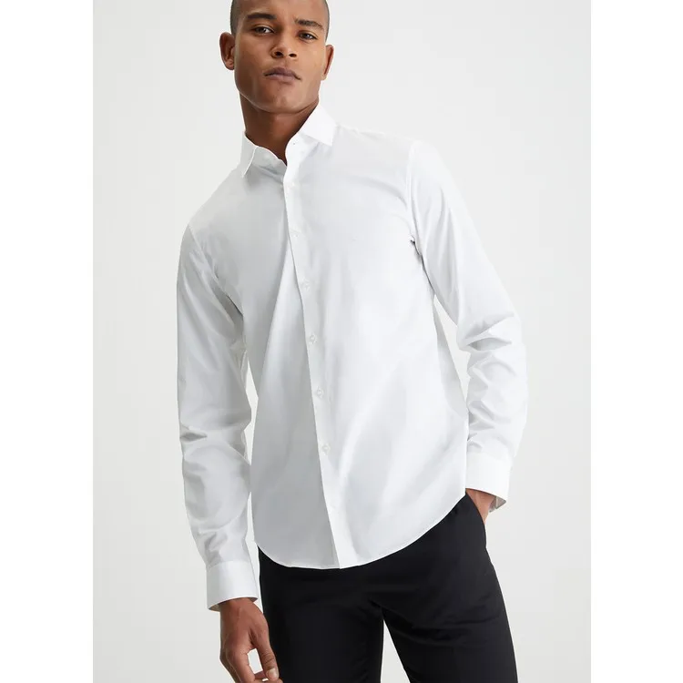 Calvin Klein Приталенная белая