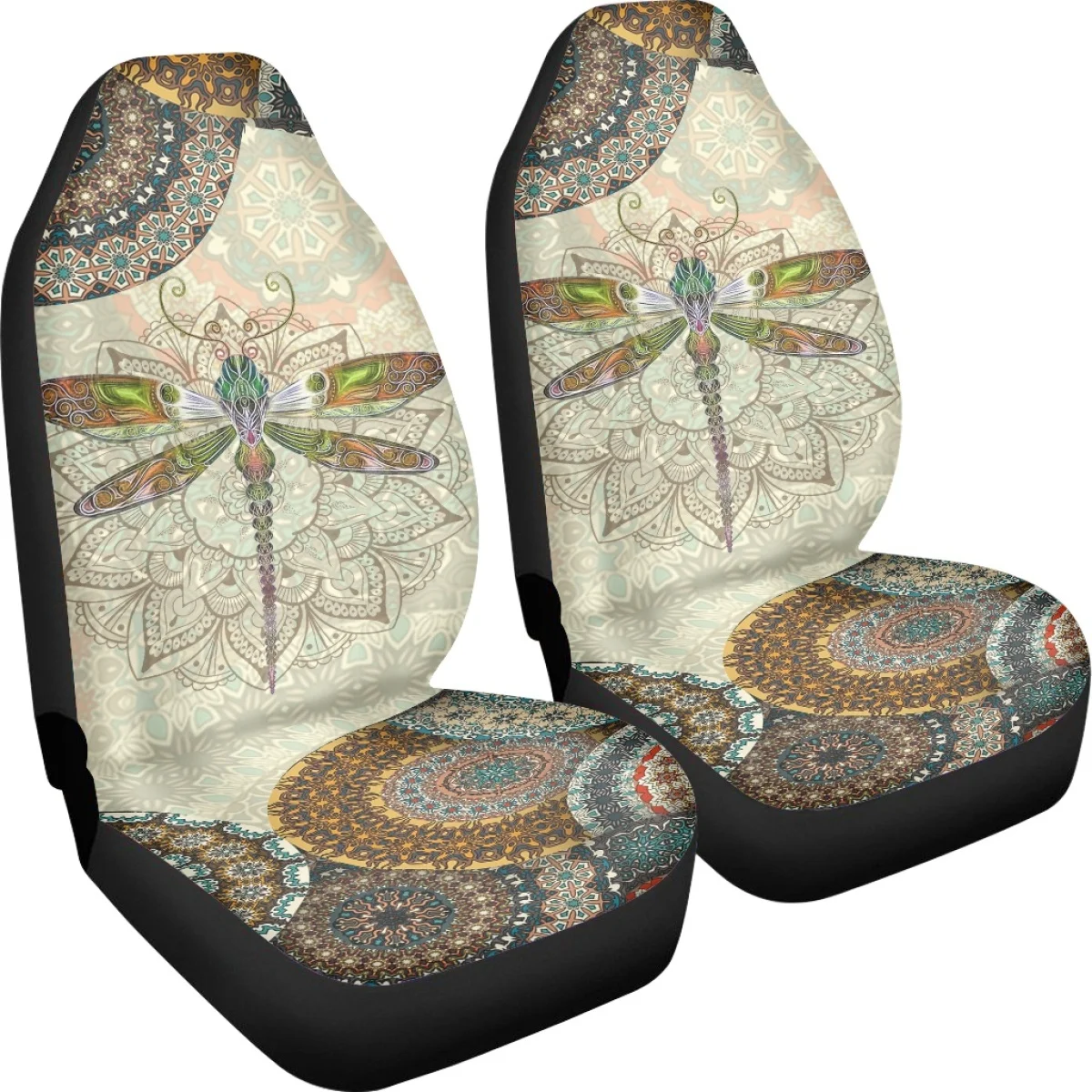 Чехол на сиденье автомобиля в этническом стиле с узором мандалы запчасти для