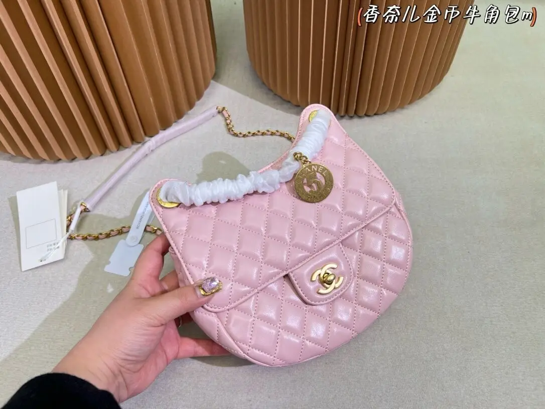 Кожаная В Стиле Шанель С Золотой Монетой Tmall Fairy Leather Через Плечо Для Старших
