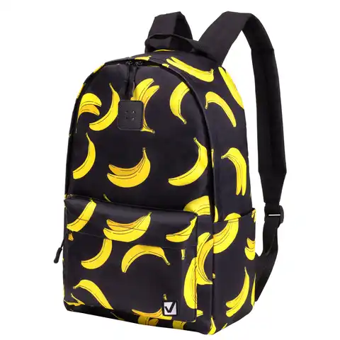 Рюкзак Brauberg Positive Bananas, универсальный, потайной карман,  42х28х14 см