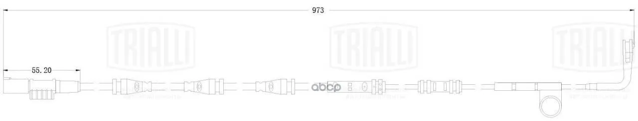 Pfs 0125 Датчик Износа Колодок Land Rover Range Iv 12- Зад. Trialli арт. PFS