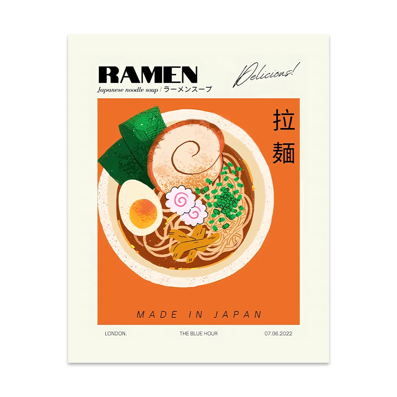 

Живопись "Кошка с раменом" Blue Hour