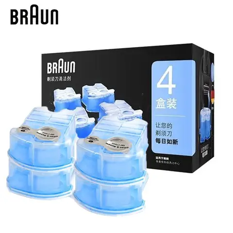 Чистящий картридж для бритвы Braun Shaver Renew для бритвы Braun Shaver с автоматическим центром очистки Clean Stubble Microb
