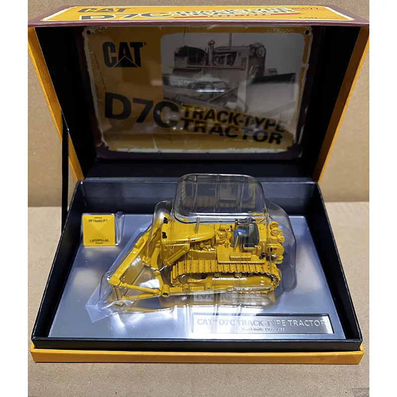 DM масштаб 1:50 CAT D7C гусеничный бульдозер строительный автомобиль из сплава