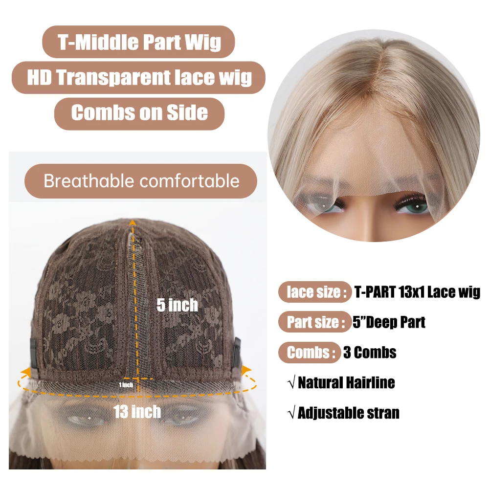 Прямая поставка длинный синтетический парик с длинными прямыми коричневыми