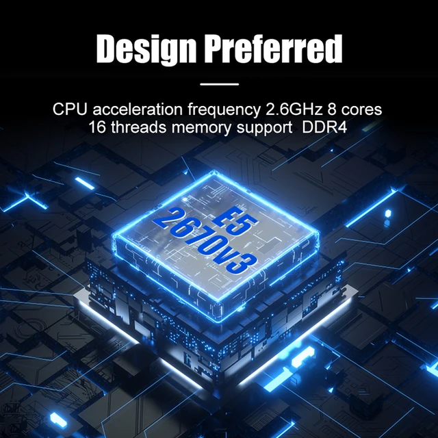 Intel Xeon Used CPU Official Version E5-2670V3 SR1XS X99 2.30GHZ 30M 12-CORES E5 2670 E5-2670 V3 LGA2011-3 Processor E5 2670V3 3