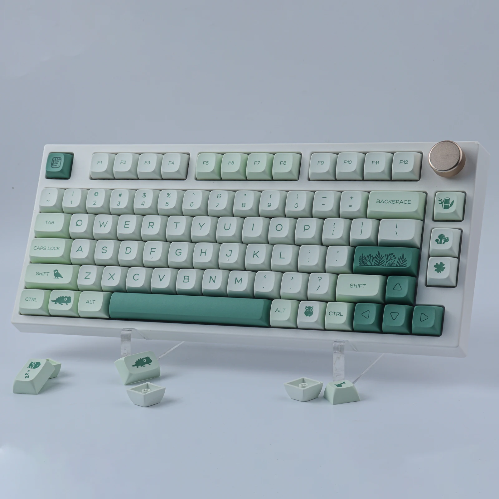 

GMK Botanical Keycap, 144 Keys PBT Keycaps XDA Profile DYE-SUB Personalized For MX Switches Mechanical Keyboard